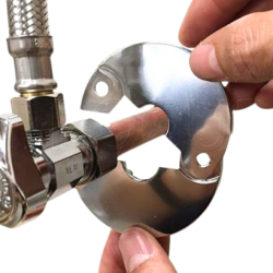 FGC0004 Floor & Ceiling Plate, Sure Grip Steel Flange